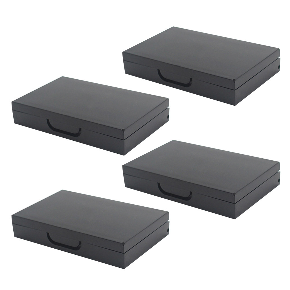 Eyeshadow Palette - 4Pcs Empty Eyeshadow Palette Black Mini