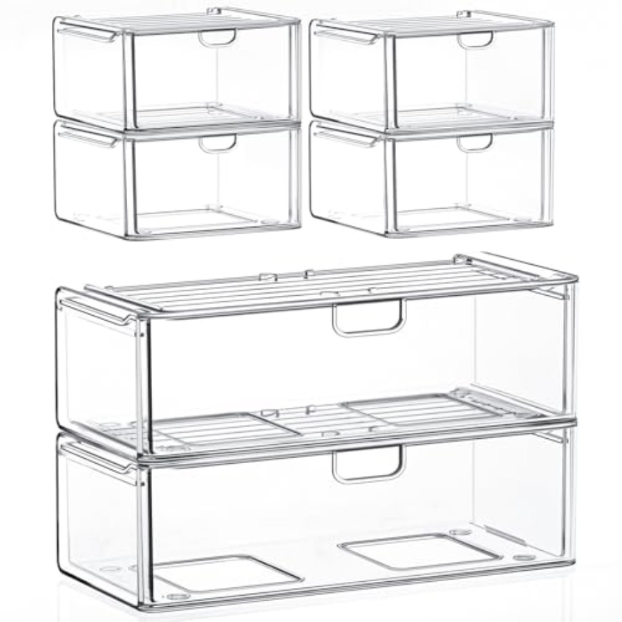 Acrylic Storage Drawers Set of – Beauty Makeup Vanity Set recenzja i cena