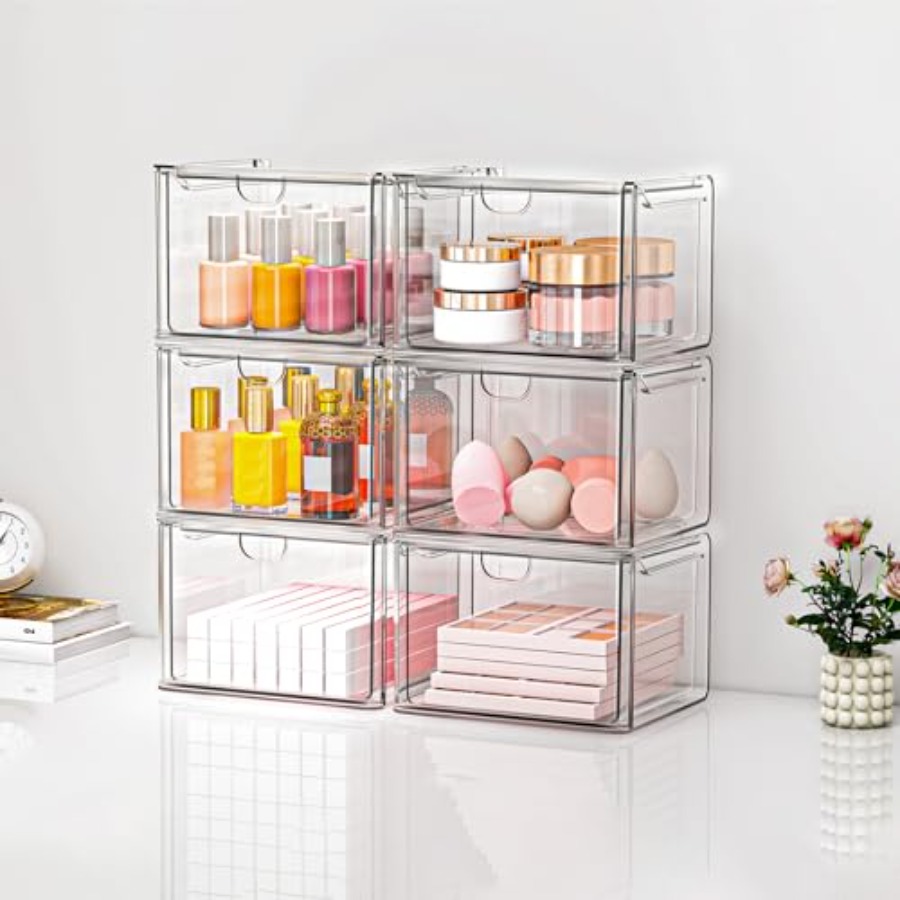 Acrylic Storage Drawers Set of – Beauty Makeup Vanity Set recenzja i cena