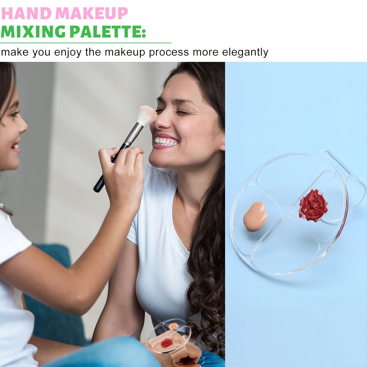 1 Clear Acrylic Makeup Mixing  – Beauty Makeup Korean recenzja i cena