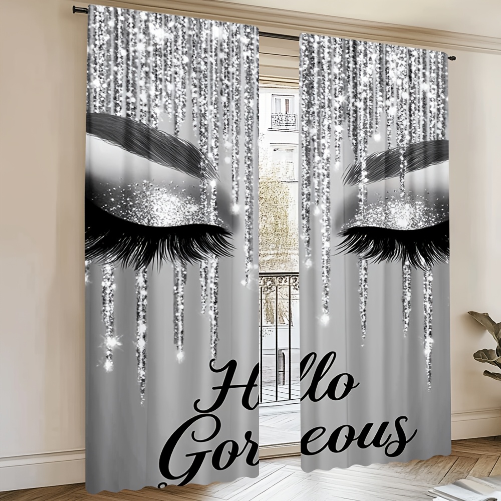 2pcs Eyelash Curtains Silver G – Beauty Makeup Youtube recenzja i cena