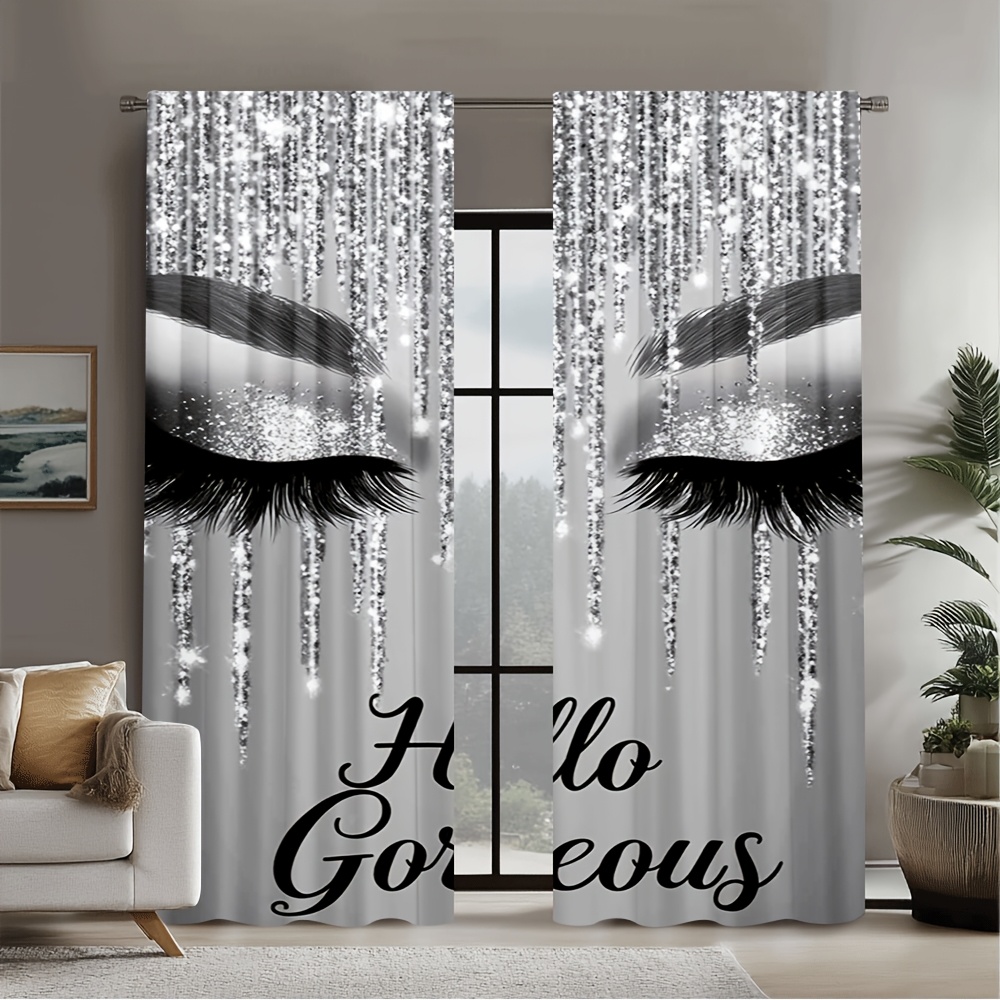 2pcs Eyelash Curtains Silver G – Beauty Makeup Youtube recenzja i cena