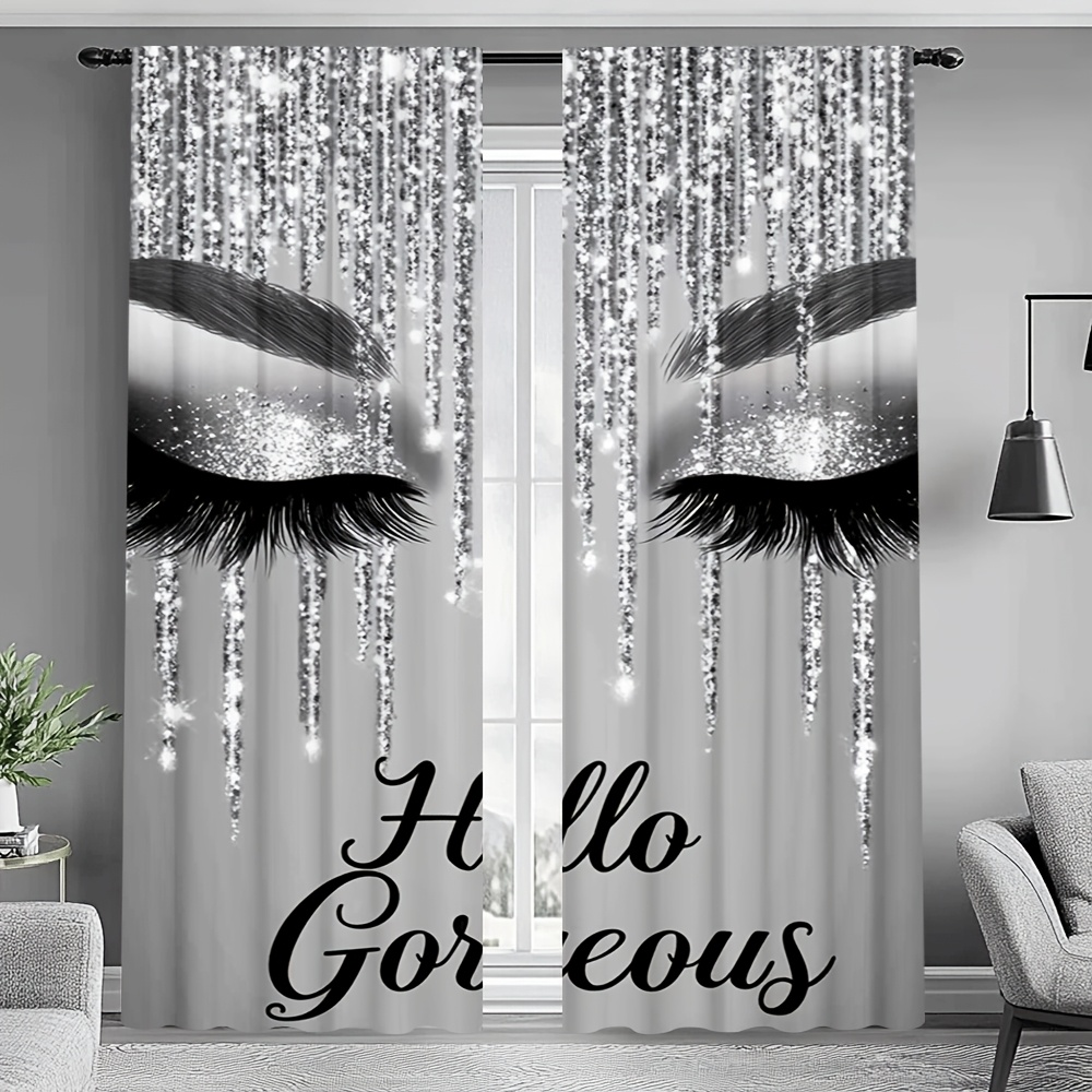 2pcs Eyelash Curtains Silver G – Beauty Makeup Youtube recenzja i cena