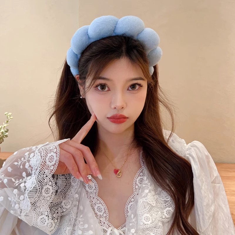 Retro Puffy Hair Band Sponge H – Beauty Makeup Women recenzja i cena