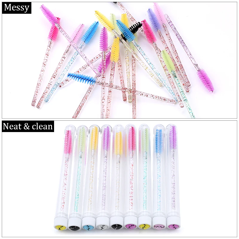 100PCS Disposable Eyelash Brus – Beauty Makeup Youtube recenzja i cena
