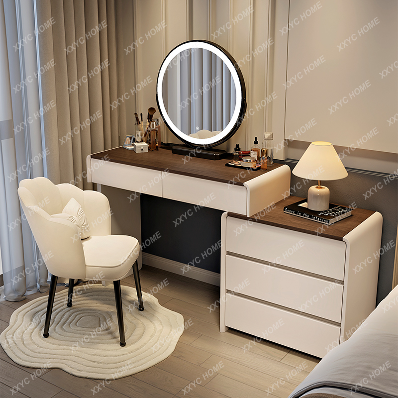 HHAesthetic Wooden Vanity Tabl – Beauty Makeup Vanity Set recenzja i cena