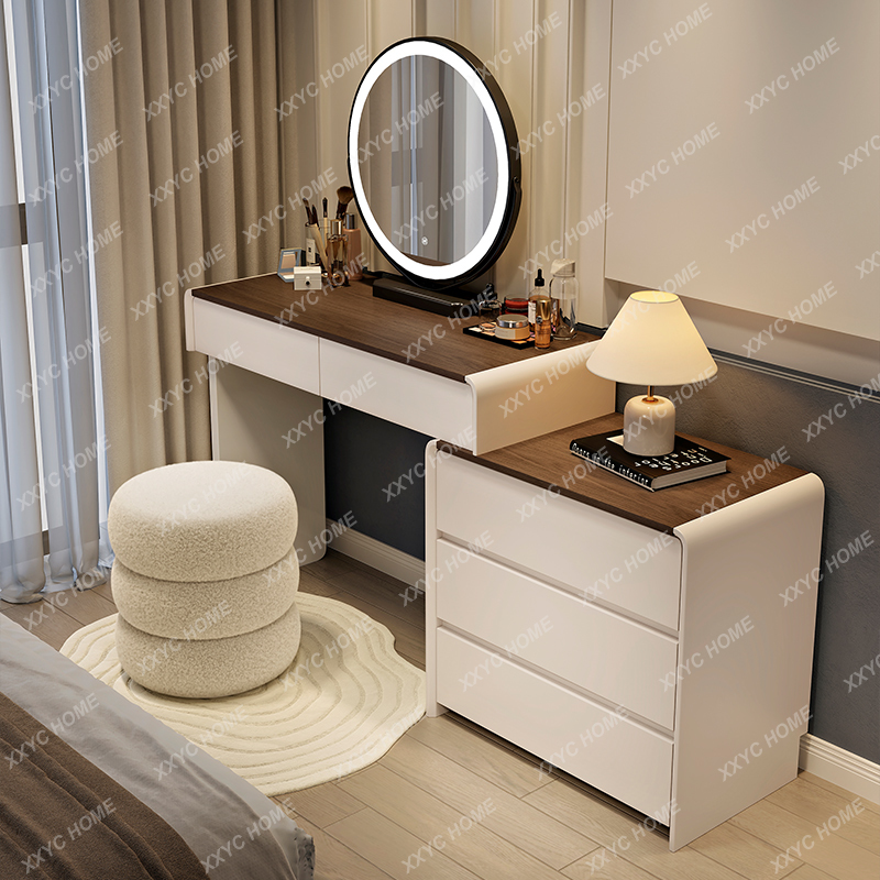 HHAesthetic Wooden Vanity Tabl – Beauty Makeup Vanity Set recenzja i cena
