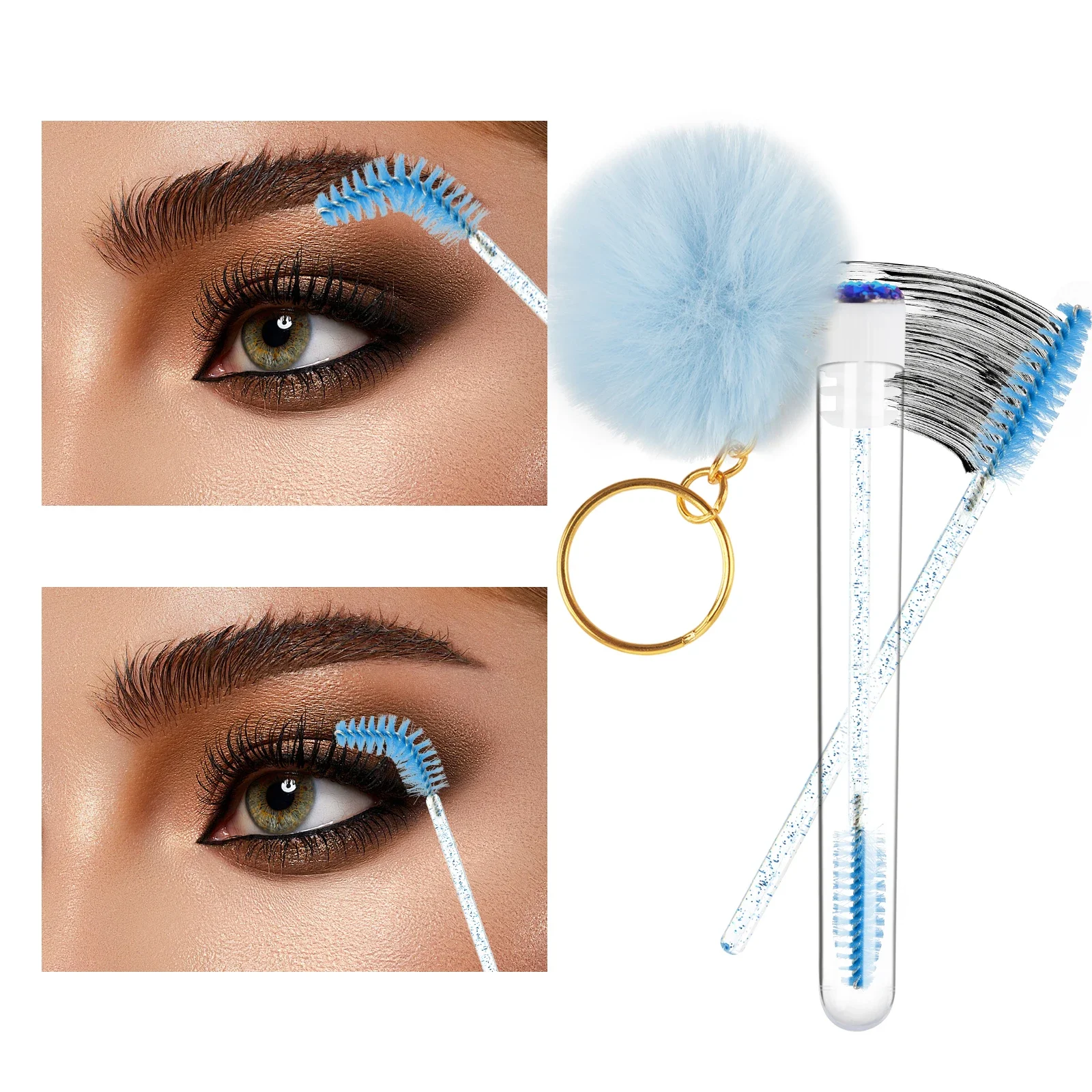 5pcs Tube Eyelash Brush With G – Beauty Makeup Youtube recenzja i cena