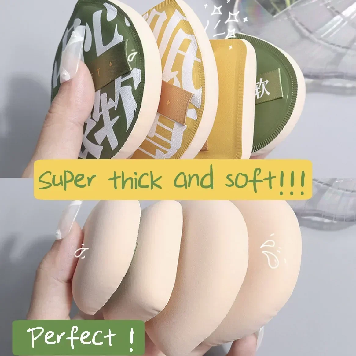 1PCS Makeup Sponge Cosmetic Pu – Beauty Makeup Korean recenzja i cena
