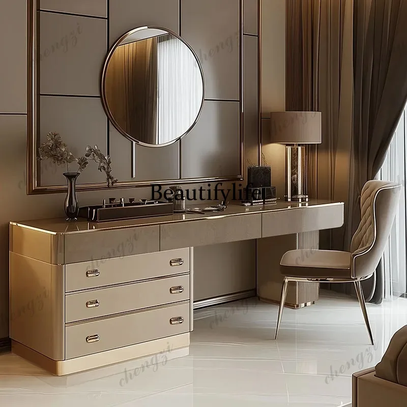 E182 Full Set Wooden Vanity Ta – Beauty Makeup Vanity Set recenzja i cena