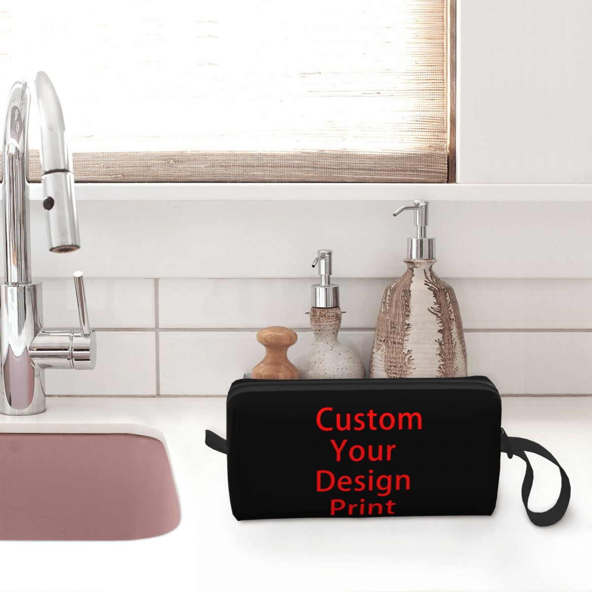 Custom Your Design Toiletry Ba – Beauty Makeup Logo Design recenzja i cena