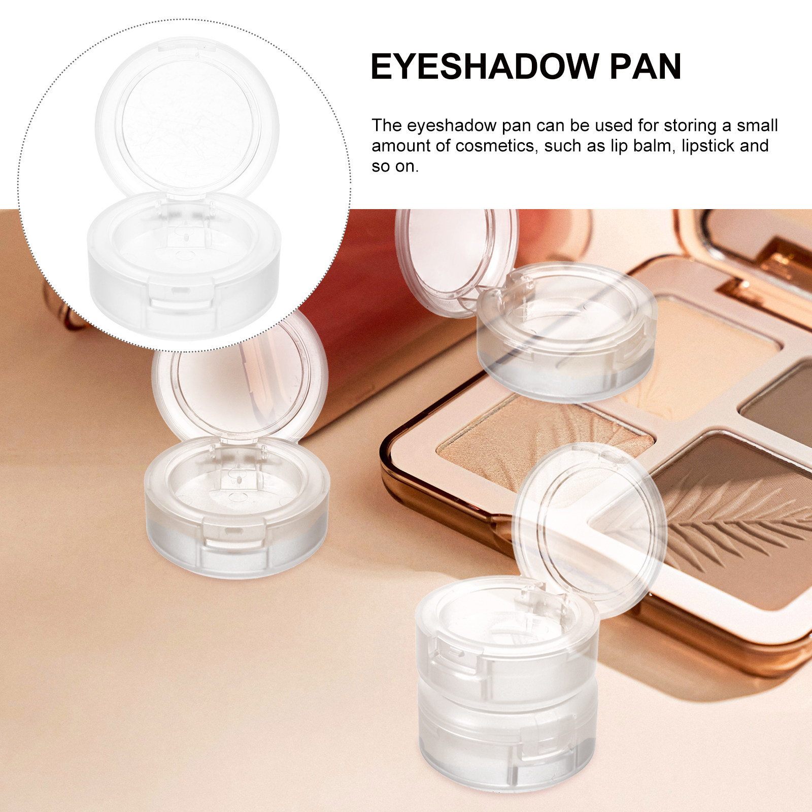 4Pcs Eyeshadow Pans Plastic Pa – Eyeshadow Palette recenzja i cena