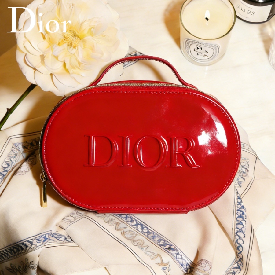 Dior’s Bag Red Cosmetic Bag Lu – Beauty Makeup Logo Design recenzja i cena