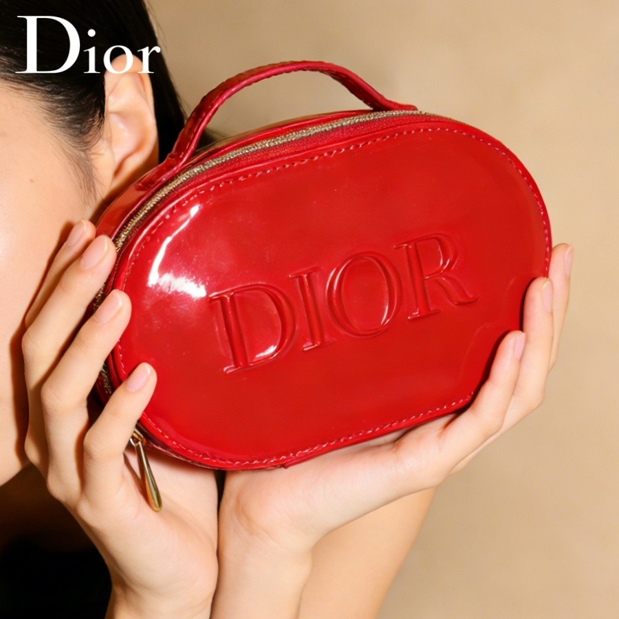 Dior’s Bag Red Cosmetic Bag Lu – Beauty Makeup Logo Design recenzja i cena