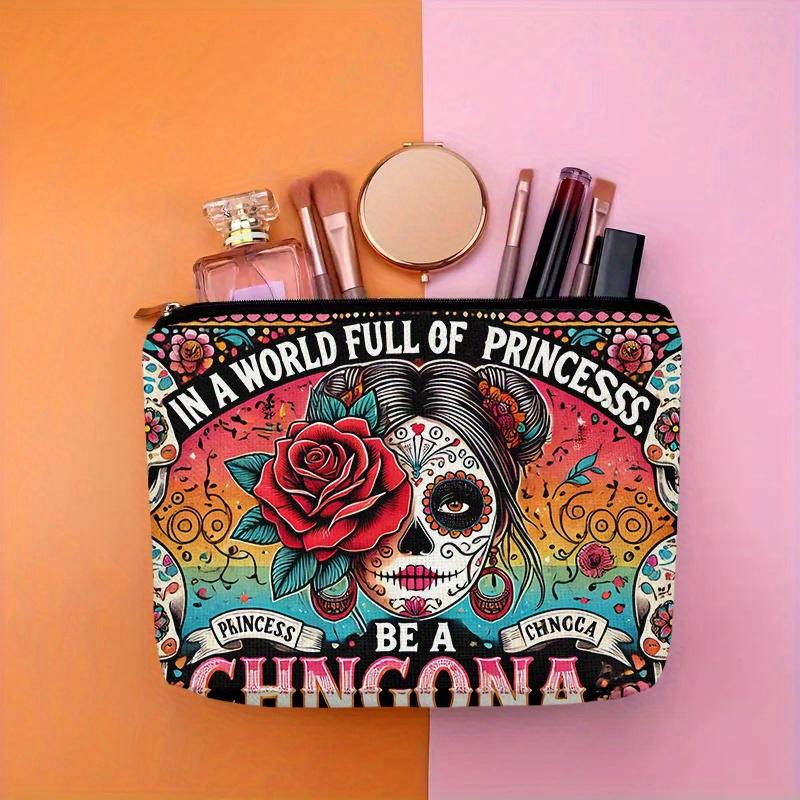 A Flower and skull cosmetic ba – Beauty Makeup Women recenzja i cena
