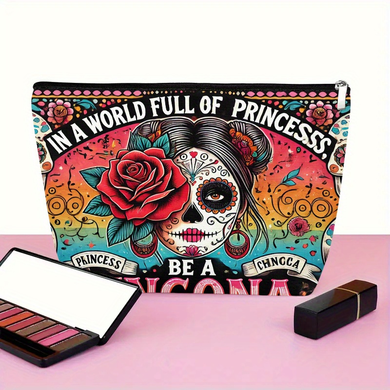 A Flower and skull cosmetic ba – Beauty Makeup Women recenzja i cena