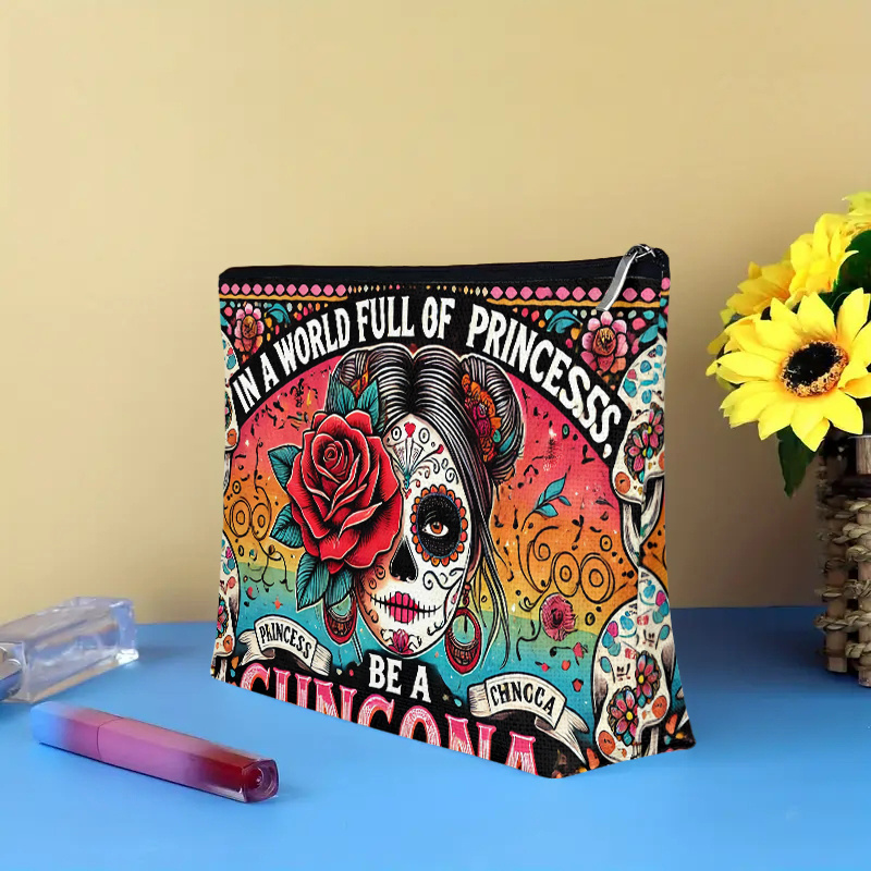 A Flower and skull cosmetic ba – Beauty Makeup Women recenzja i cena