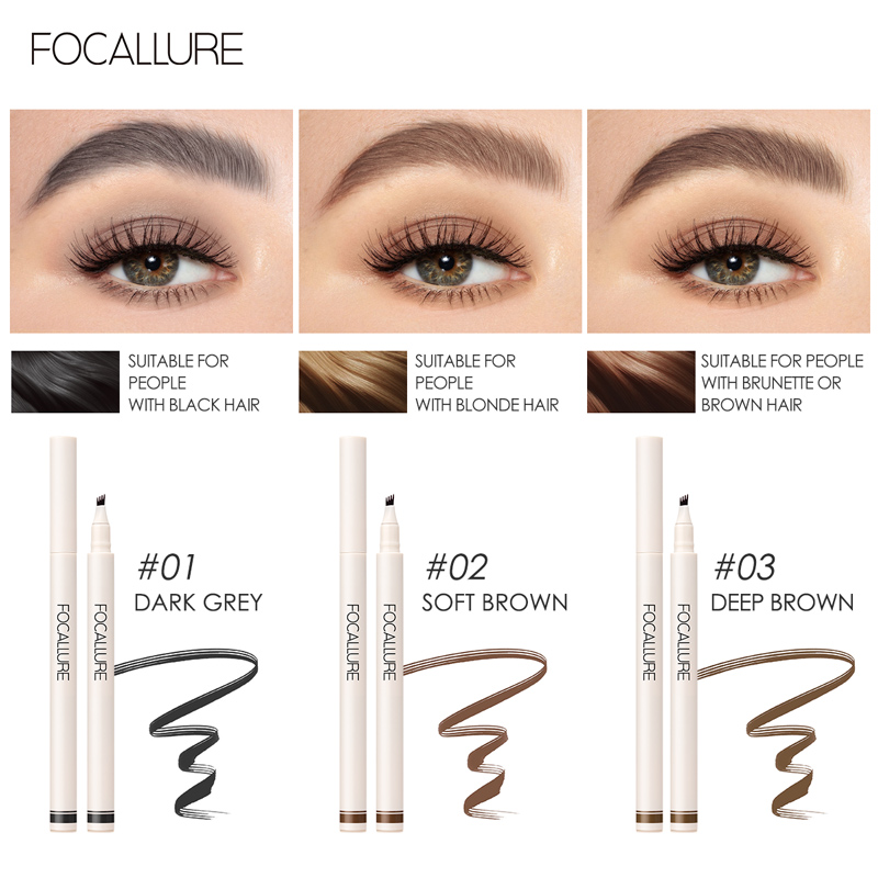 Wholesale FOCALLURE 4 Forks Ey – Eyebrow Pomade Pencil recenzja i cena