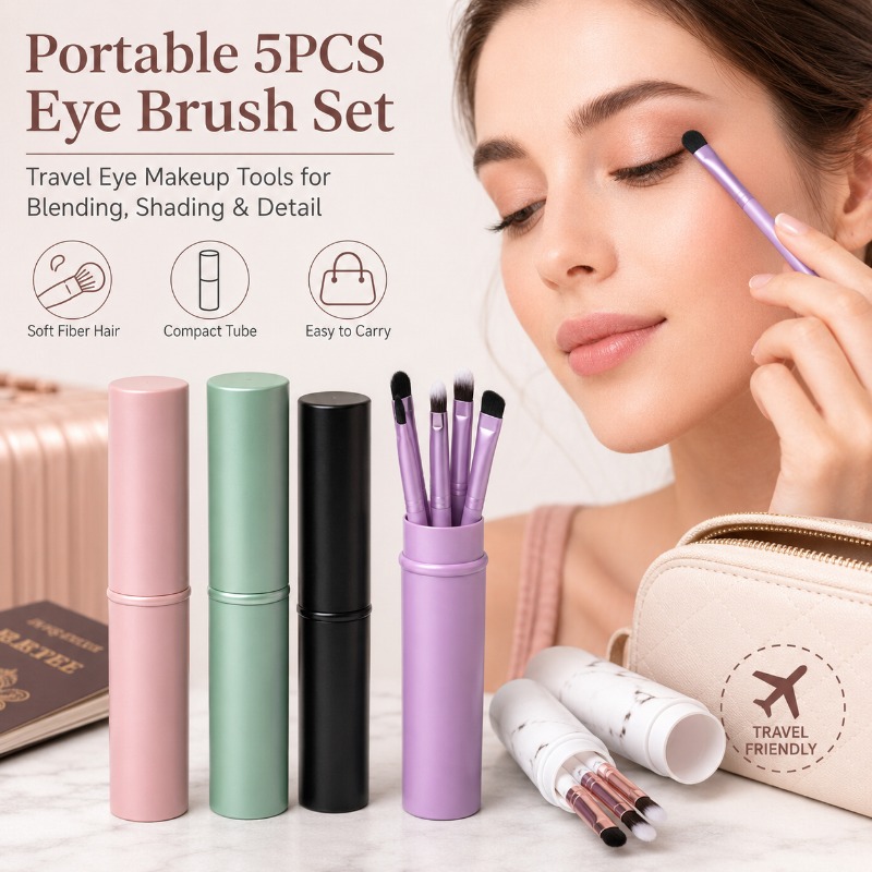 5PCS Portable Eye Makeup Brush – Beauty Makeup Youtube recenzja i cena