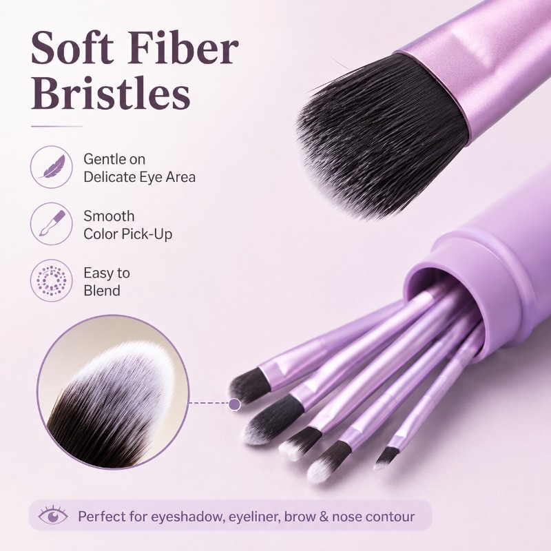 5PCS Portable Eye Makeup Brush – Beauty Makeup Youtube recenzja i cena
