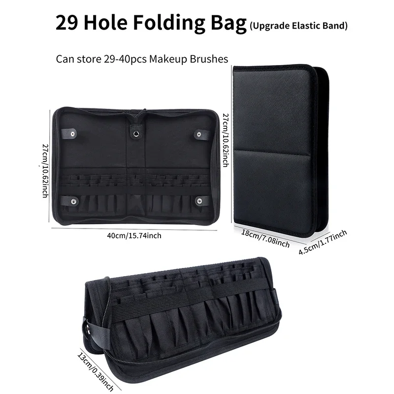 29/23 Holes Foldable Makeup Br – Beauty Makeup Women recenzja i cena