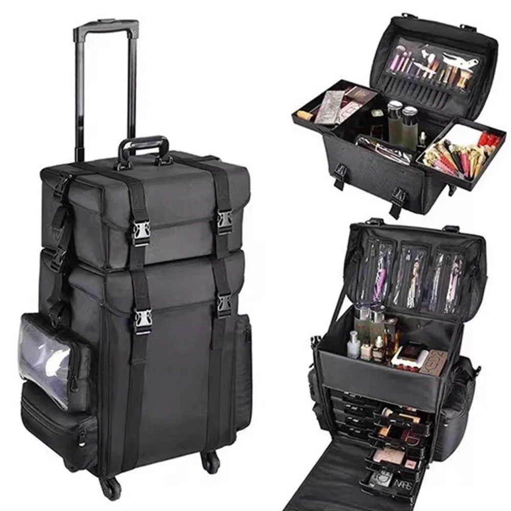 Set Travel Makeup  Trolley Cas – Beauty Makeup Vanity Set recenzja i cena