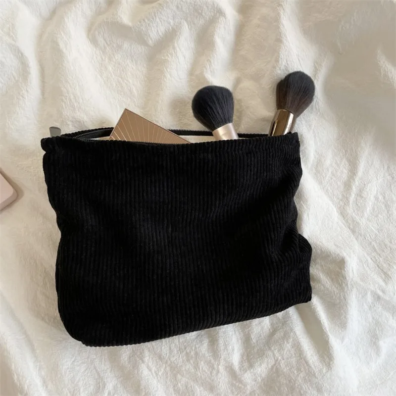 Corduroy Travel Cosmetic Bag P – Beauty Makeup Women recenzja i cena