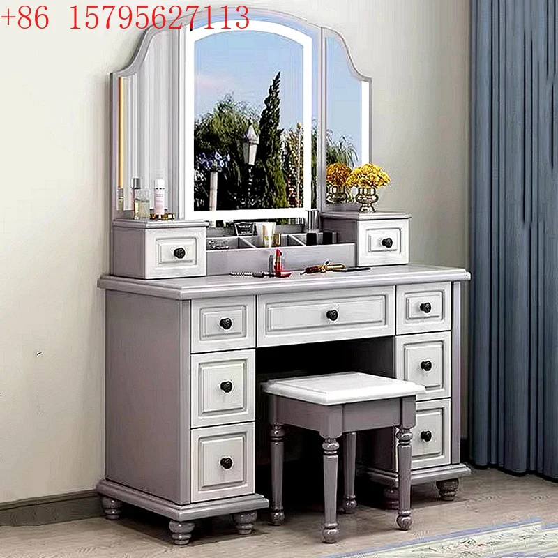 Full Set Aesthetic Vanity Tabl – Beauty Makeup Vanity Set recenzja i cena