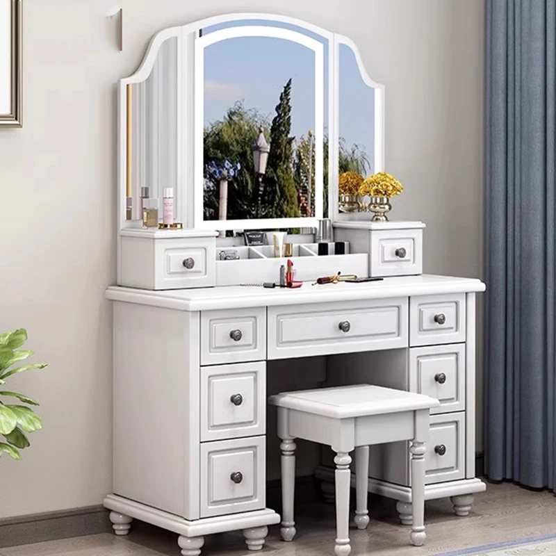 Full Set Aesthetic Vanity Tabl – Beauty Makeup Vanity Set recenzja i cena