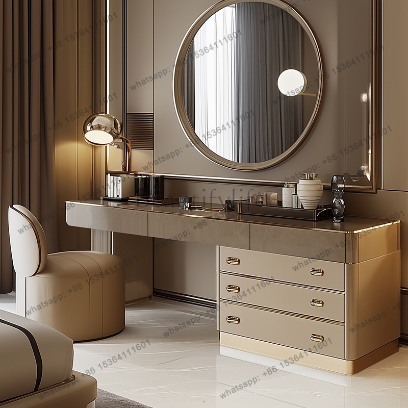 Full Set Wooden Vanity Table N – Beauty Makeup Vanity Set recenzja i cena